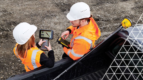 SITECH Intermountain construction technology in use on a jobsite